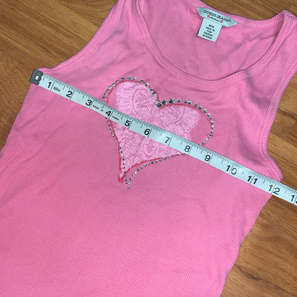 Guess? Jeans Ribbed Rhinestone Tank Top - Picture 5 of 6